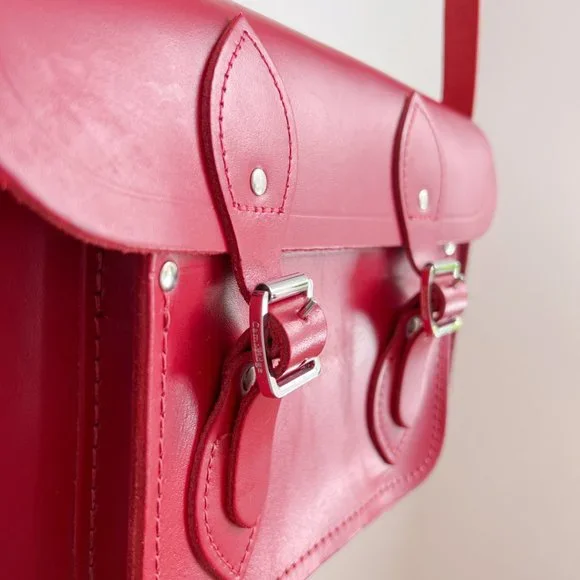 The Cambridge Satchel Company Red 11inch Satchel - Picture 3 of 11
